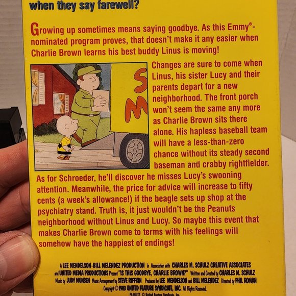 Is This Goodbye, Charlie Brown? RARE 1996 Screening VHS Cassette Tape - Picture 12 of 12